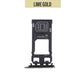 Sim Tray/ Memory Card Tray for Xperia X Performance - Lime Gold