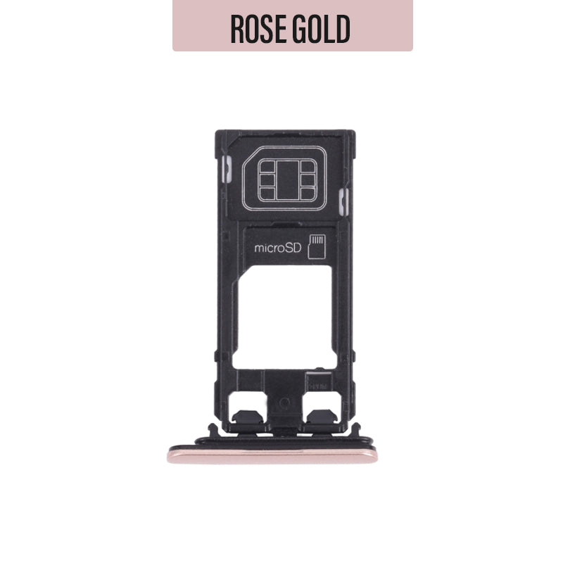 Sim Tray/ Memory Card Tray for Xperia X Performance - Rose Gold