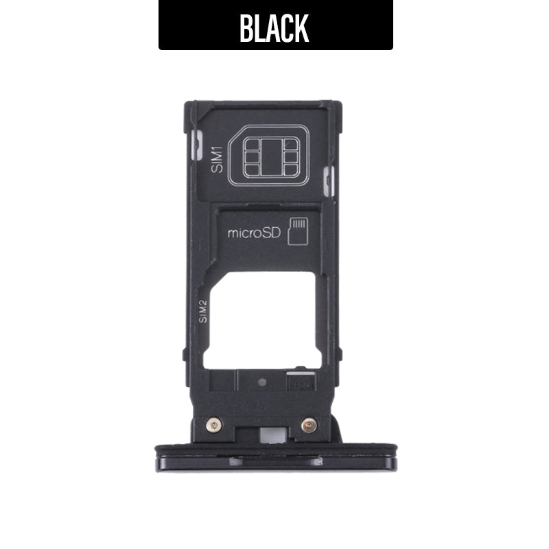 Xperia XZ2 Premium Sim/ Memory Card Sim Tray- Black