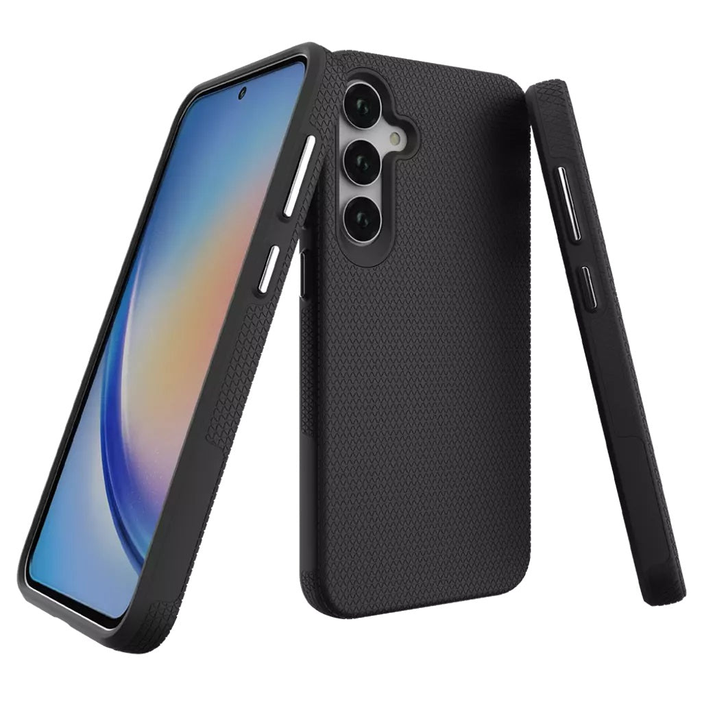 Triangle Armour Case Cover for Galaxy A37 5G - Black