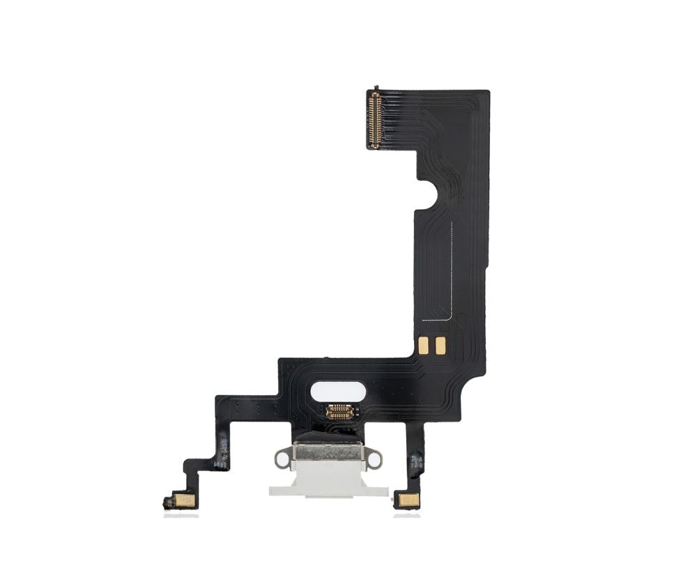 Charging Port Flex Cable For iPhone XR - White