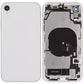 Back Housing With Small Parts For iPhone XR - White