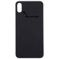 Back Glass Cover (Big Camera Hole) For iPhone XS - Black