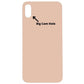 Back Glass Cover (Big Camera Hole) For iPhone XS - Gold