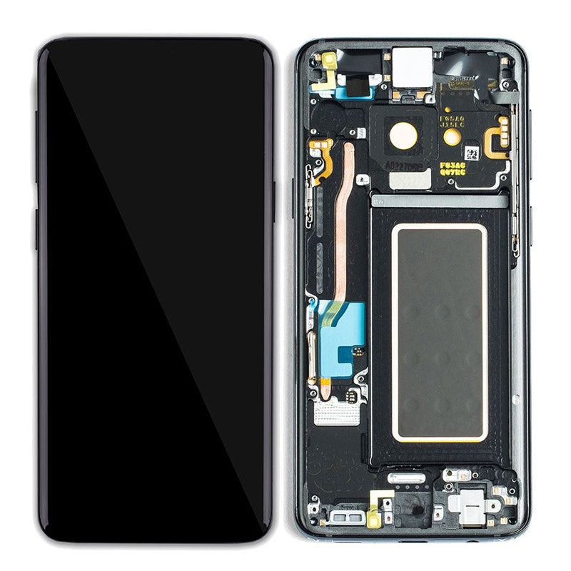 LCD Digitizer Screen Assembly With Frame Service Pack for Galaxy S9 G960 - Midnight Black