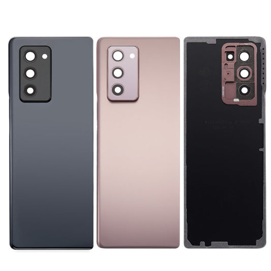 Back Glass Cover With Camera Lens For Galaxy Z Fold2 5G