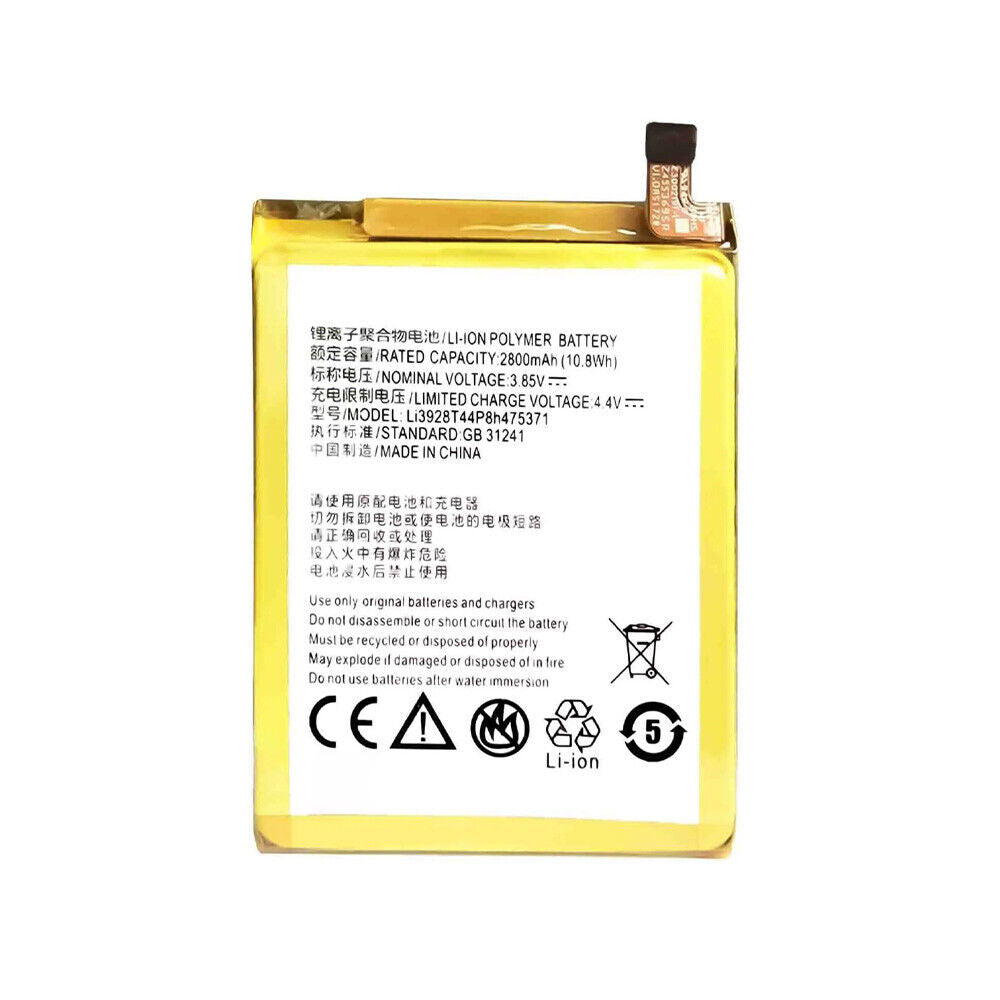 Battery Replacement Li3928T44P8h475371 For ZTE Telstra Tough Max 2 T85