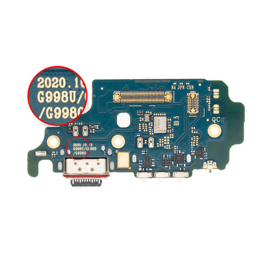 Charging Port Flex PCB Board Replacement for Galaxy S21 Ultra G998U (North American Version)