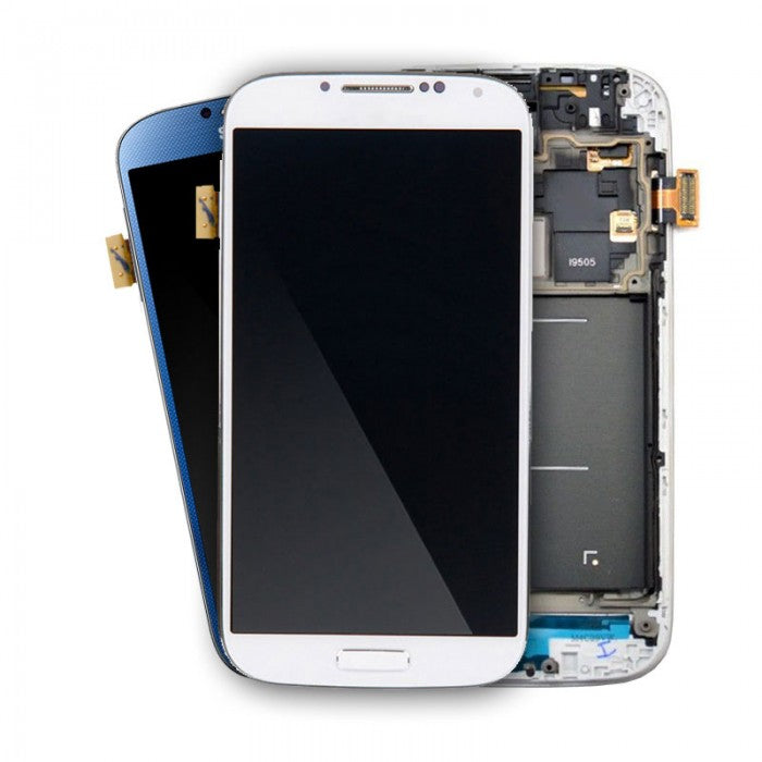 LCD Digitizer Screen Assembly with Frame for Galaxy S4 i9506
