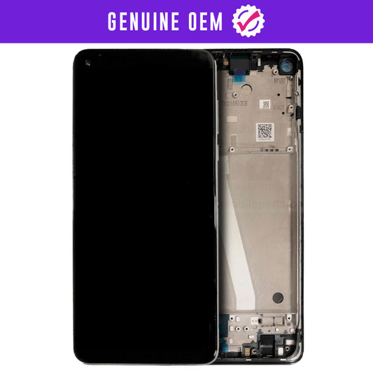 Genuine OEM LCD Assembly With Frame Compatible For Motorola Moto G Stylus 5G (XT2131 / 2021)