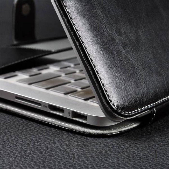 Leather Folio Sleeve Bag for Macbook Retina 12