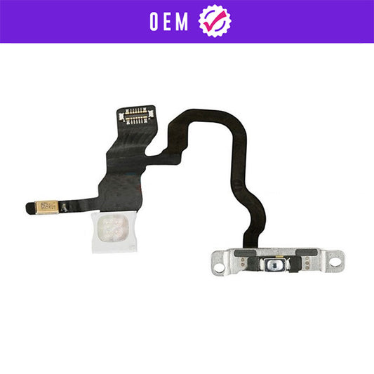 Power Button Flex with Metal Bracket Replacement for iPhone X