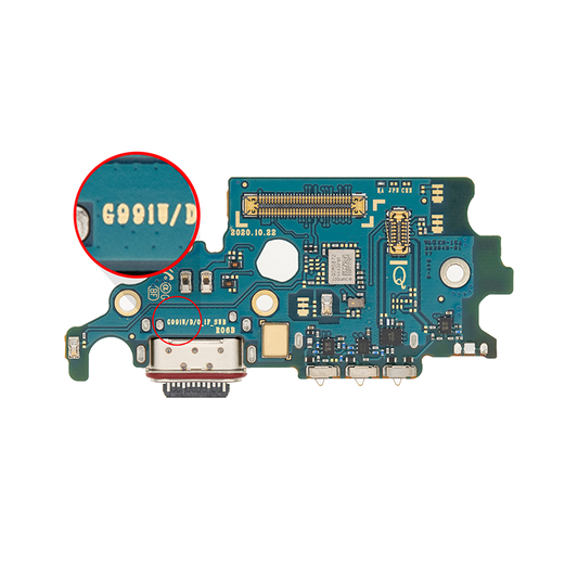 Charging Port Flex PCB Board Replacement for Galaxy S21 (North American Version)