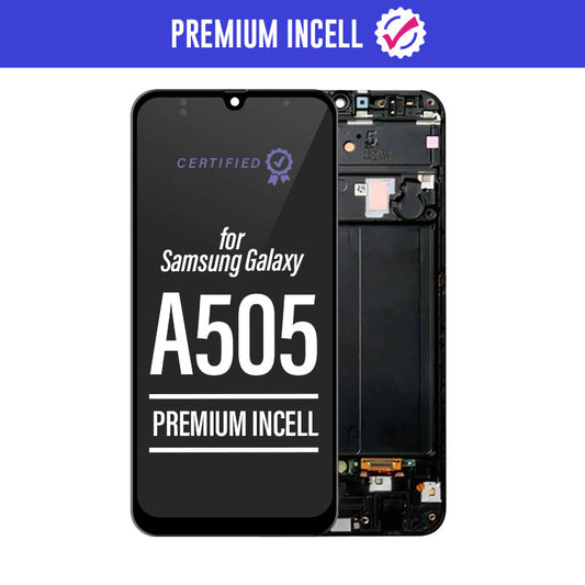 Premium Incell LCD Touch Screen Assembly + Frame Compatible For Galaxy A50 2019 A505