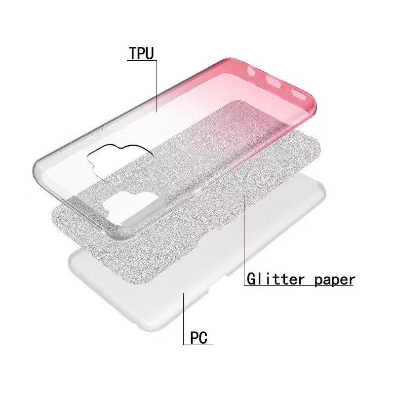 Rainbow Shining 3 in 1 Case For Galaxy S9 Plus