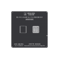 Mega-IDEA CPU Black Stencil for iPhone  A8 | A9 | A10 | A11 | A12