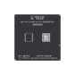 Mega-IDEA CPU Black Stencil for iPhone  A8 | A9 | A10 | A11 | A12