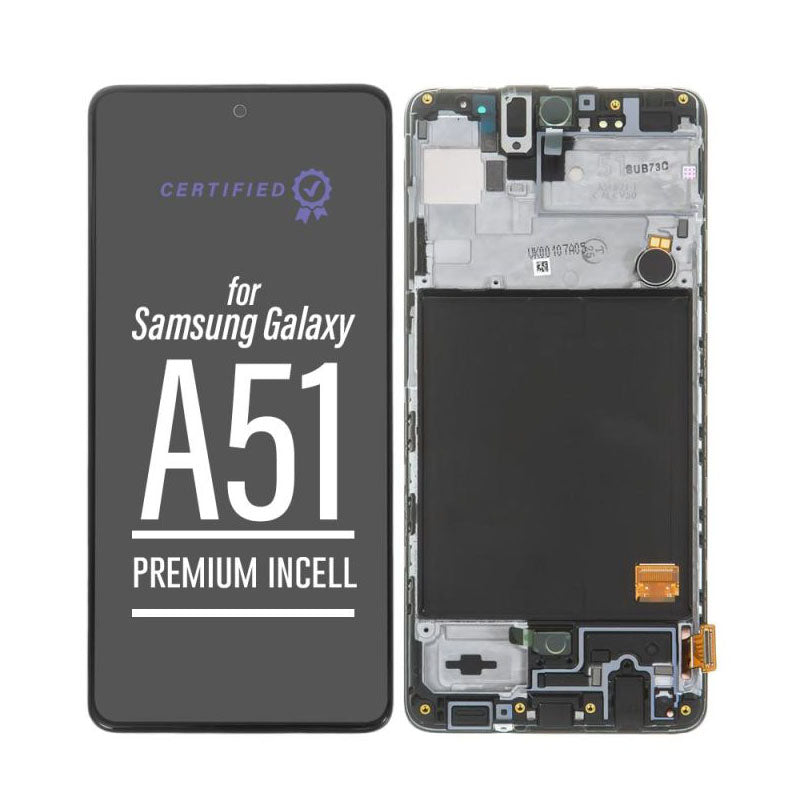 Premium Incell LCD Touch Screen Assembly + Frame Compatible For Galaxy A51 2020 A515