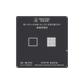 Mega-IDEA CPU Black Stencil for iPhone  A8 | A9 | A10 | A11 | A12