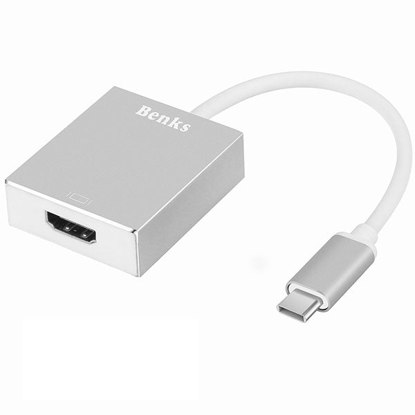 Benks USB 3.1 Type C to HDMI 4k Converter Sliver