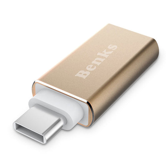 Benks USB Type C to USB 3.0 Converter Gold