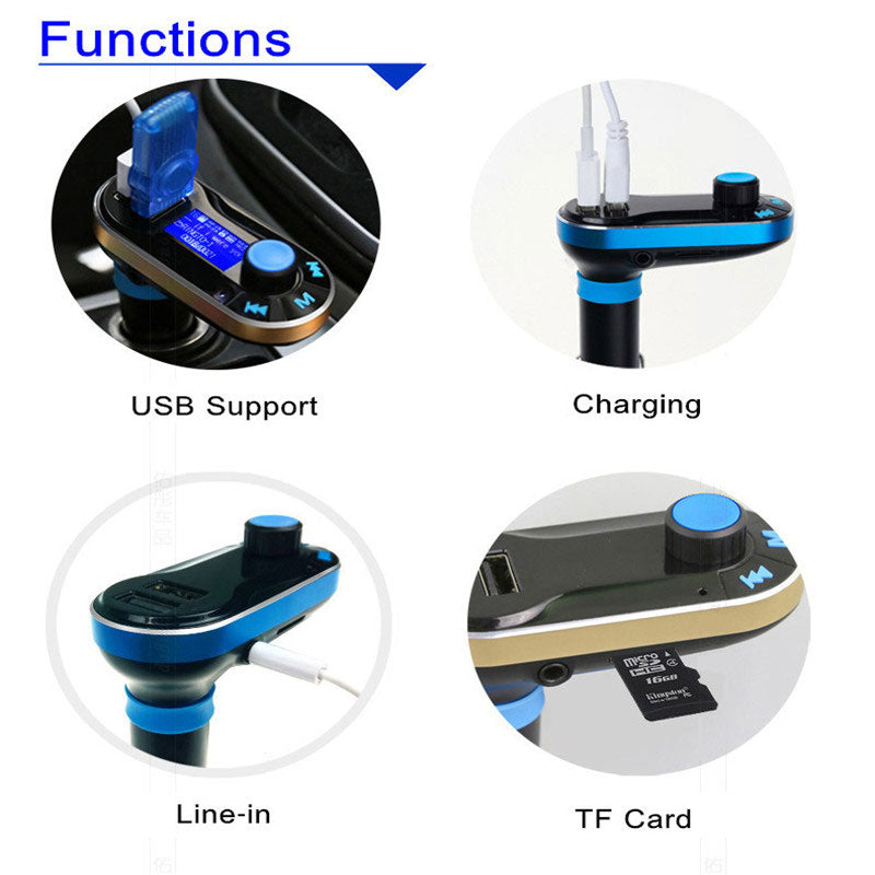 Bluetooth Car Kit FM Transmitter Mp3 BF-66
