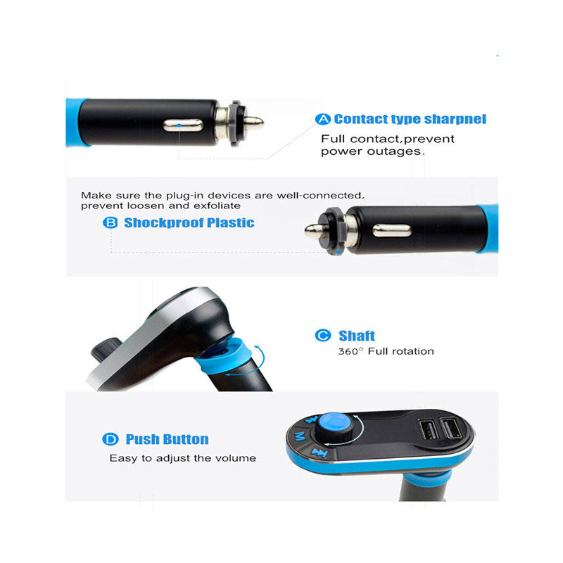 Bluetooth Car Kit FM Transmitter Mp3 BF-66