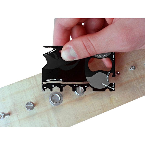 Card Can Opener Survival Tool 18in1