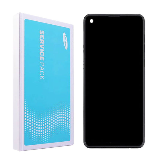 LCD Touch Screen Assembly + Frame Service Pack for Galaxy A21s 2020 A217