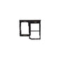 Sim/ Memory Card Tray for Galaxy A41 2020 A415- (Dual Sim)-Black