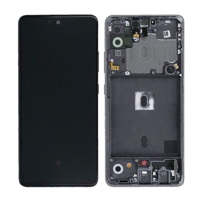 LCD Digitizer Screen Assembly with Frame Service Pack for Galaxy A52 4G A525 / A52 5G A526