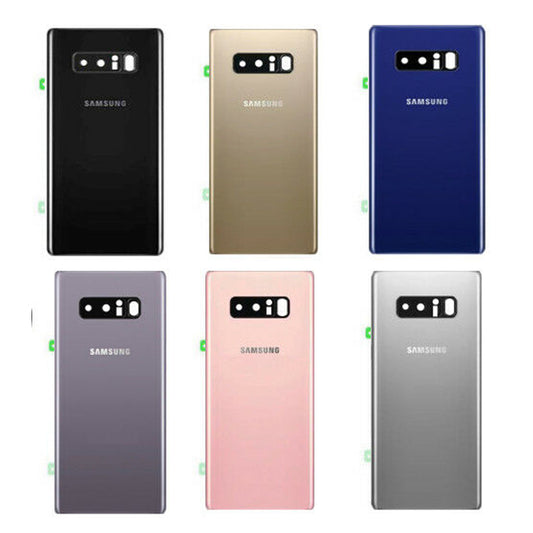 Back Glass Cover with Camera Lens Replacement for Galaxy Note 8 N950