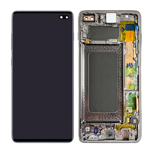 LCD Digitizer Screen Assembly With Frame Original for Galaxy S10 Plus G975 - Taken Out From New Phone