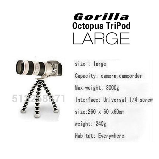 Gorilla Octopus TriPod ( Large ) For DSLR