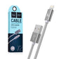 HOCO Lightning to USB Cable METAL knitted X2 (1m)