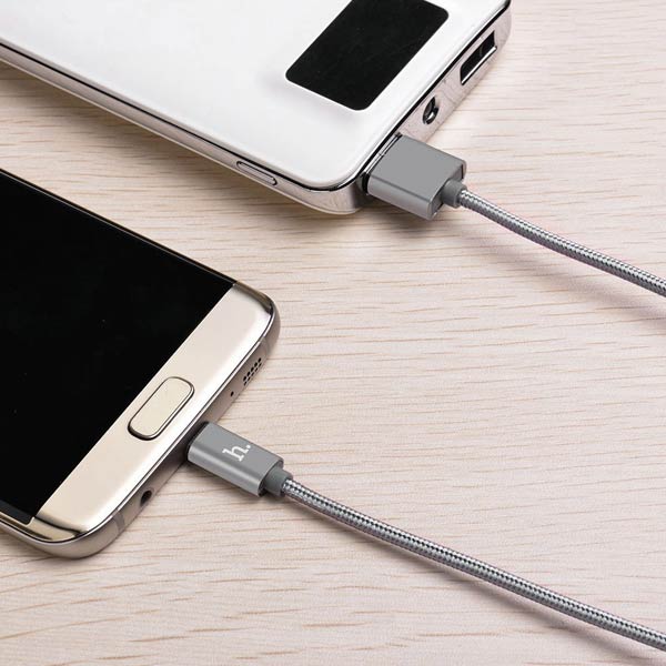 Hoco Cable Rapid Charging Cable Micro USB 1m X2