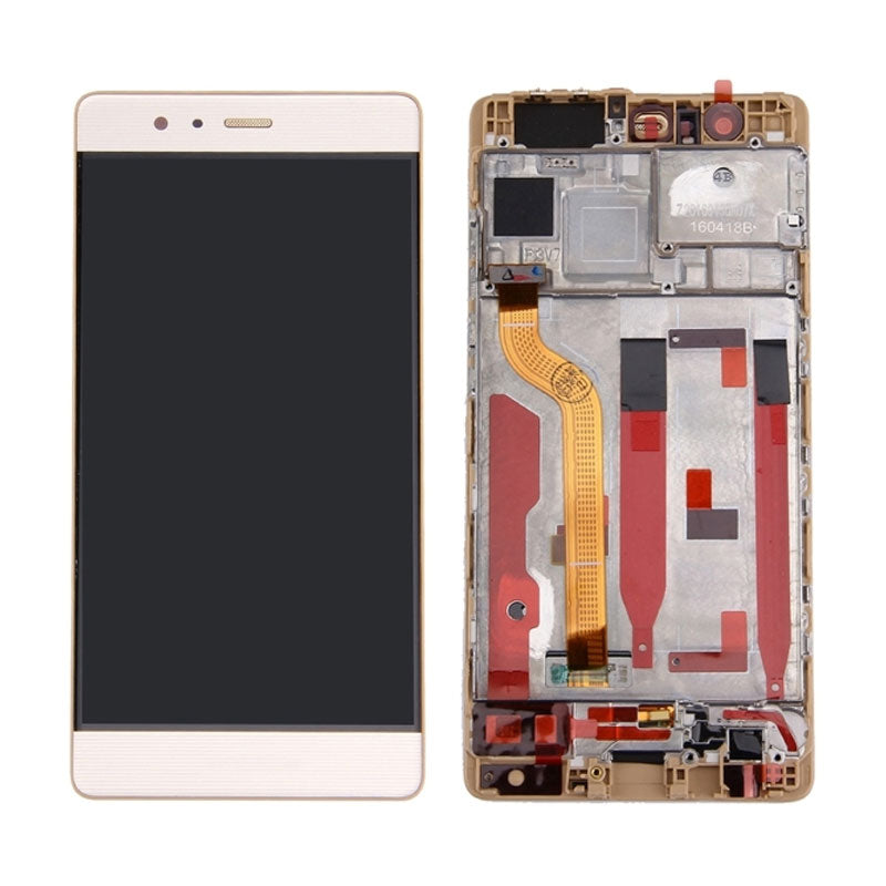 LCD Digitizer Screen Assembly with Frame Replacement for Huawei P9