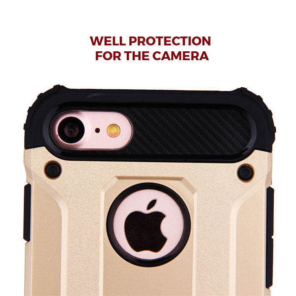 iPhone 7/ 8/ SE 2020/ SE 2022 Shockproof Protective Armor Rugged Case - Gold