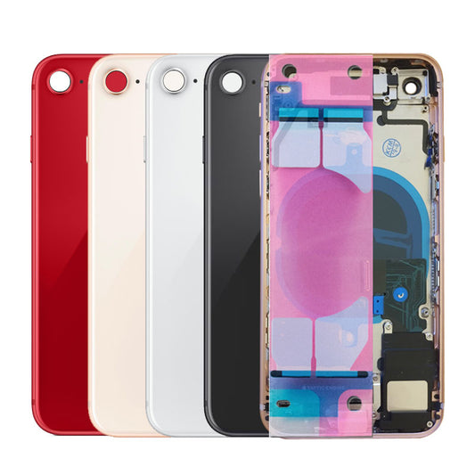 Full Back Cover Assembly Replacement with Parts for iPhone 8