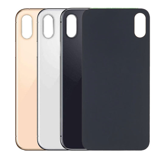 Back Cover Glass BIG HOLE Replacement for iPhone XS