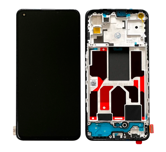 LCD Digitizer Screen Frame Assembly Replacement for OnePlus Nord CE