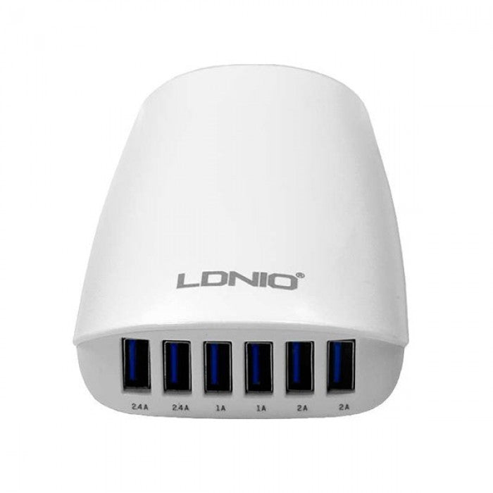 6 Port Auto ID Desktop Charger