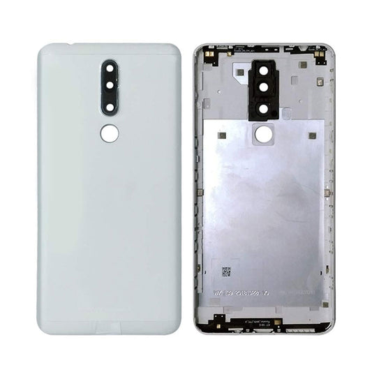 Nokia 3.1 Plus Back Battery Cover Housing with Camera Lens and Frame Replacement