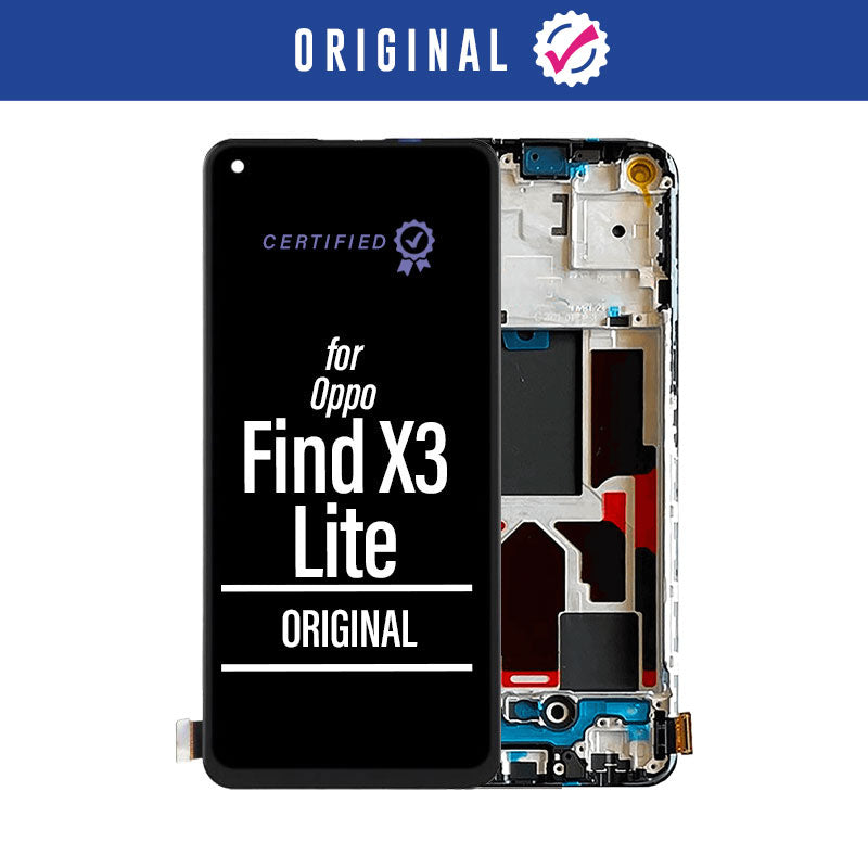 LCD Digitizer + Frame Replacement  for Oppo Find X3 Lite/ Reno5