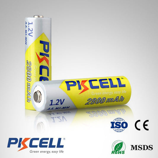 Pkcell Ni-Mh AA 2800mAh 1.2V 2pcs pack