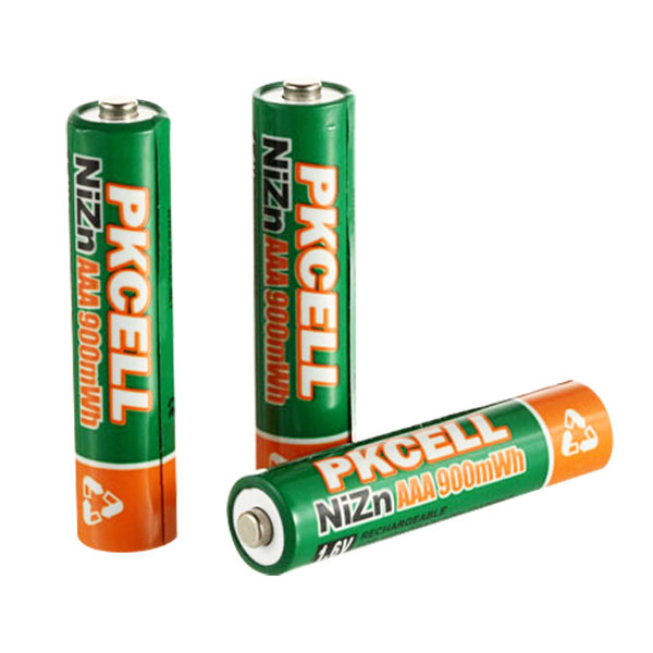 Pkcell Ni-Zn Rechargeable Battery AAA 900Mah 1.6V 4pcs pack