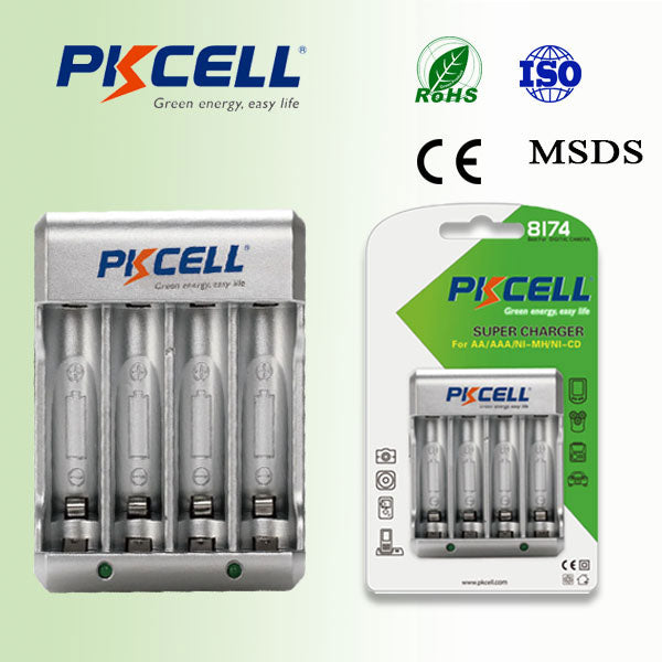 Pkcell Rechargeable Battery Charger 8174
