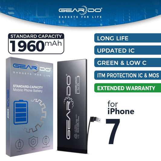 Premium Geardo Battery Standard Capacity 1960mAh for iPhone 7