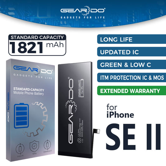 Premium Geardo Battery Standard Capacity 1821mAh for iPhone SE 2020