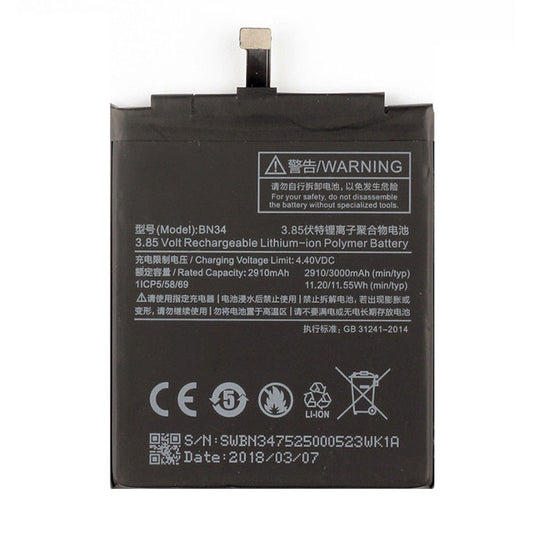 Xiaomi Mi Redmi 5A BN34 Battery Replacement